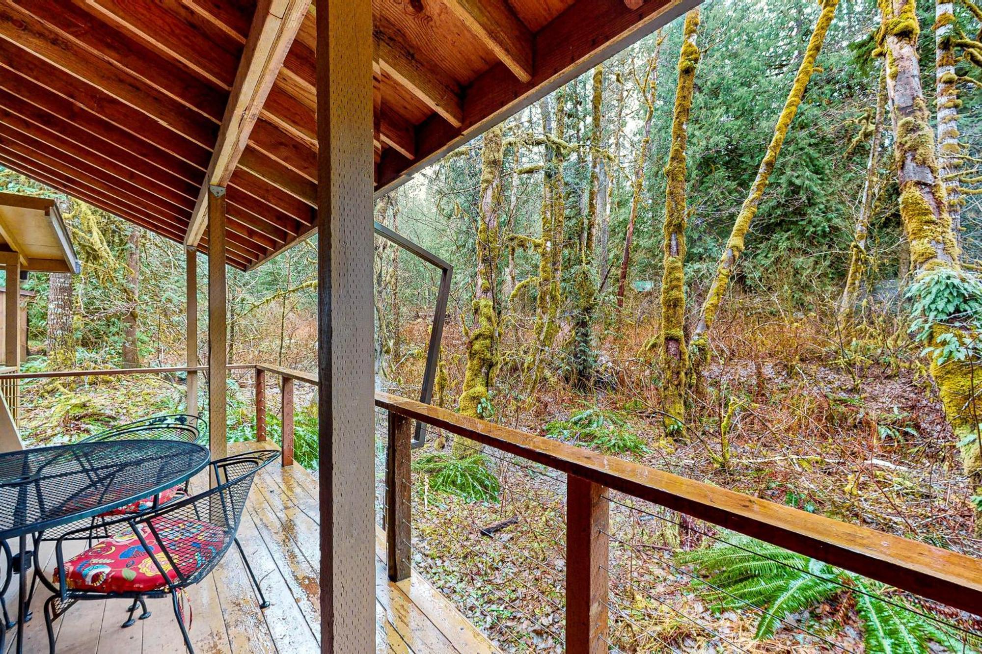 Creekside Cabin Rhododendron Exterior foto